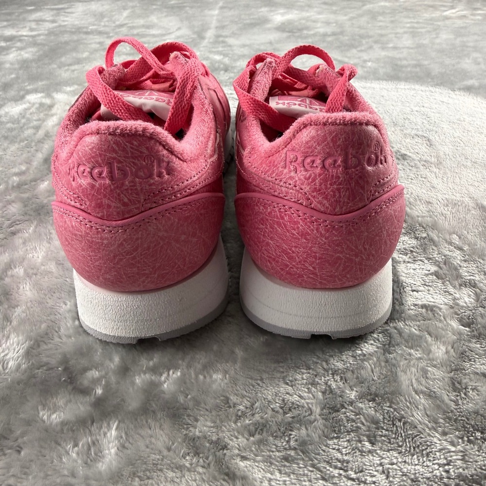 Reebok Classic Leather Eames Astro Pink Distressed Sneakers FZ5860 Womens 7 NICE - Picture 5 of 14